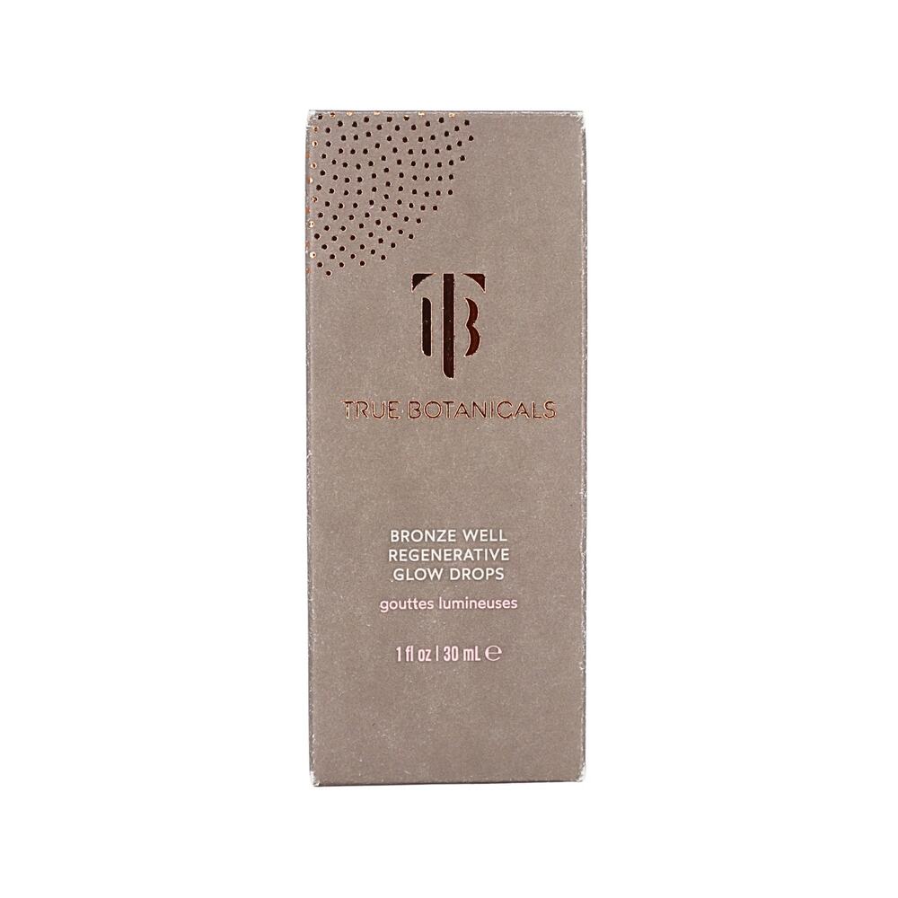 TRUE BOTANICALS Bronze Well Regenerative Glow Drops - 1 fl oz